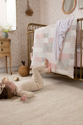 PETITE BELLE FLORA COLL. 2 CRIB SHEET,1 DUVET, 2 PILLOW CASE